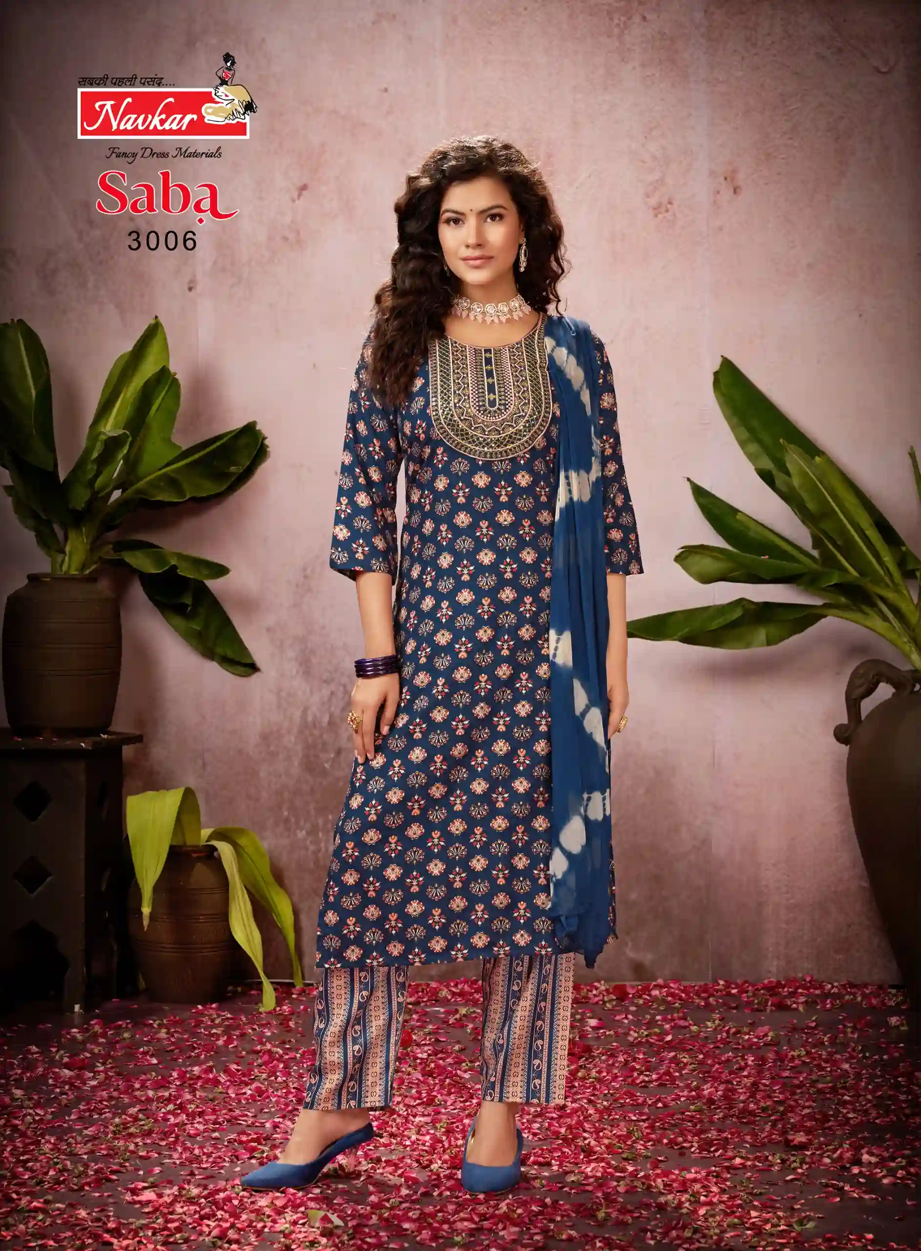 Taniksh Saba Vol 3 Rayon Foil Print Wholesale Readymade Salwar Suit Catalog — Wholesale Salwar Suits, MPA wholesale from Surat — view 3